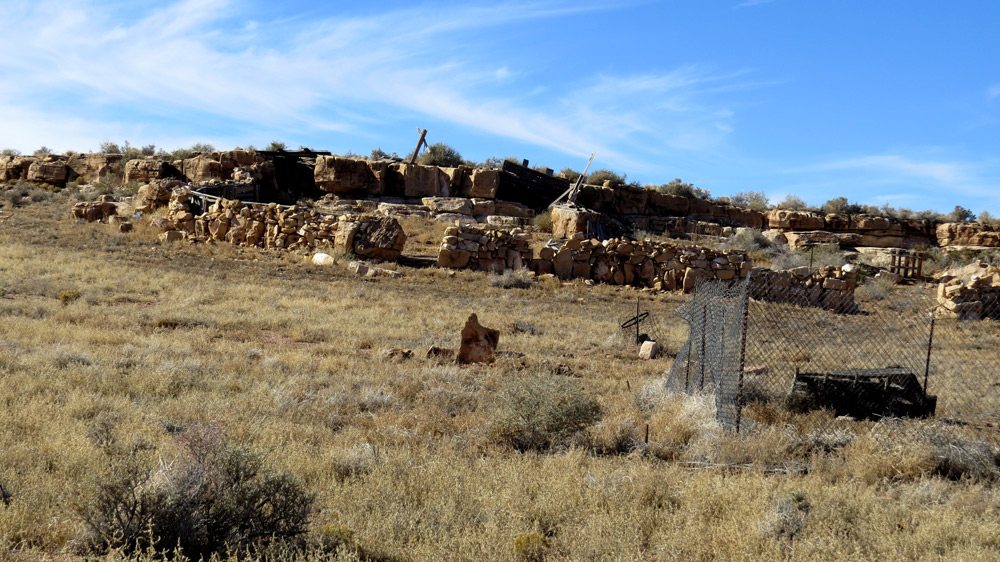 ruins and corral