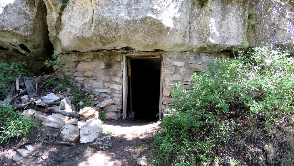 entrance to cave